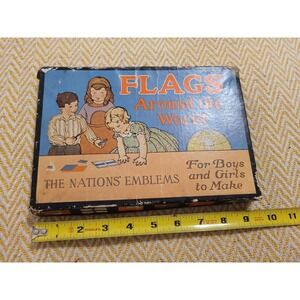 Vintage Flags Around The World Learning And Crafting